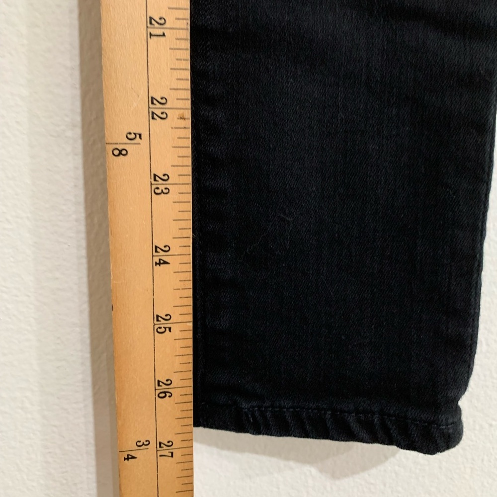 AG Adriano Goldschmied Jeans Women's 25 Black Ankle Distressed Super Skinny - Picture 10 of 16